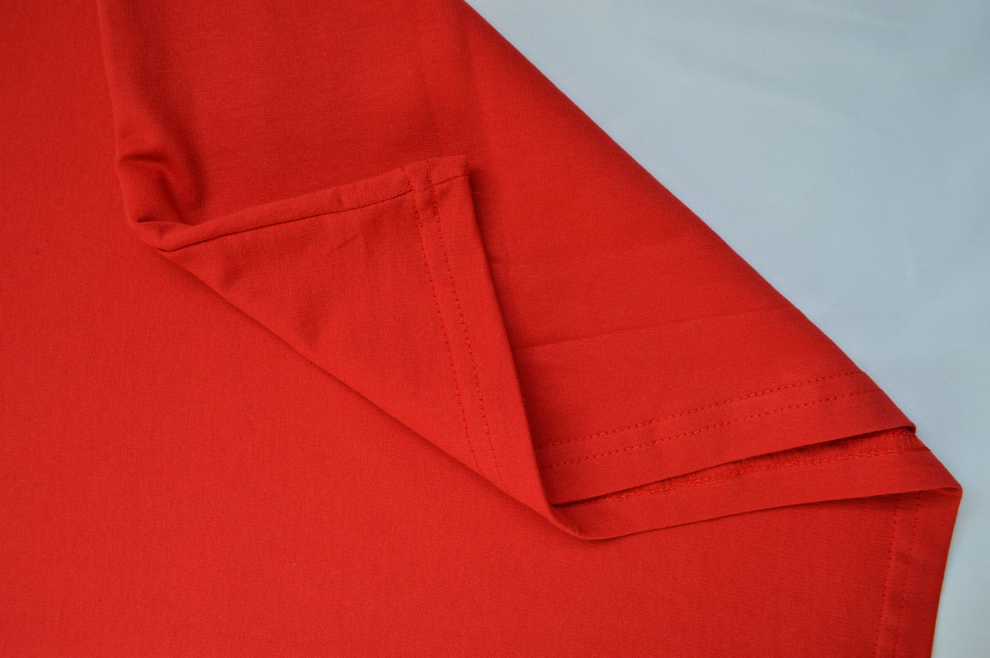 Red Over Size Drop-Shoulder T-Shirt